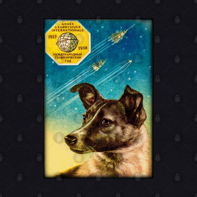 Laika the Sputnik 2 Russian Space Dog! by dudepal